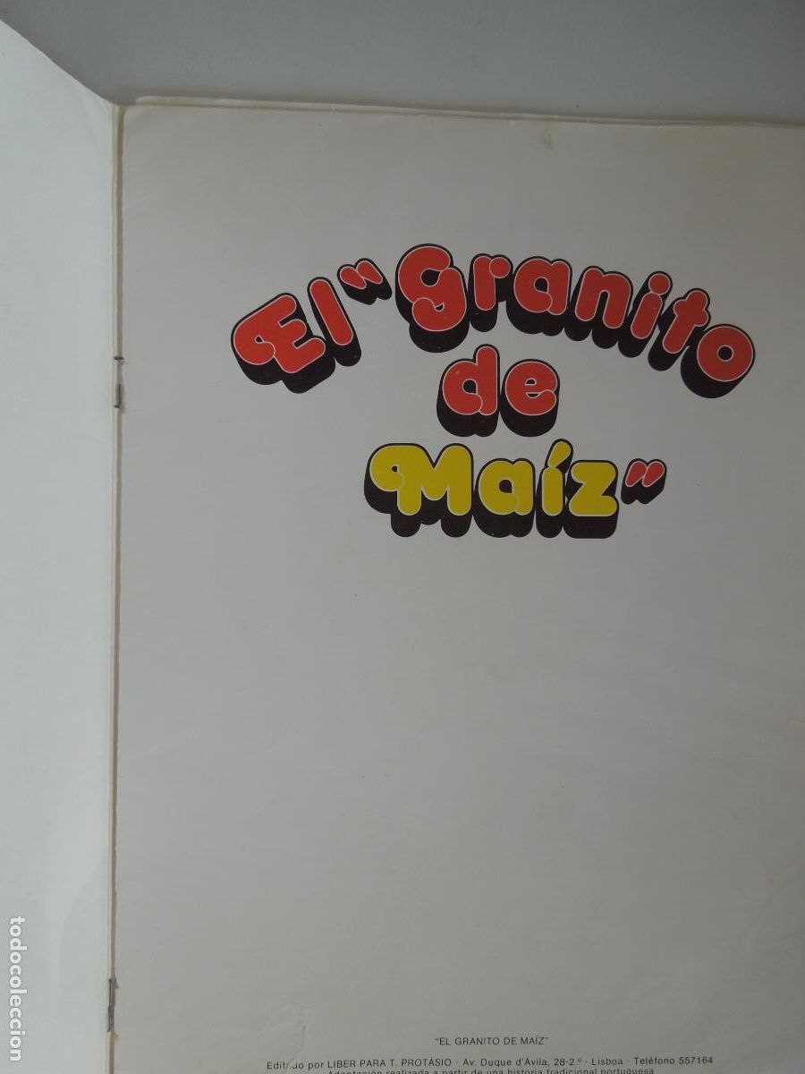 Libros de segunda mano: EL GRANITO DE MAIZ - CUENTO -11-75 TIRADA 5000 EJEMPLARES - Foto 2