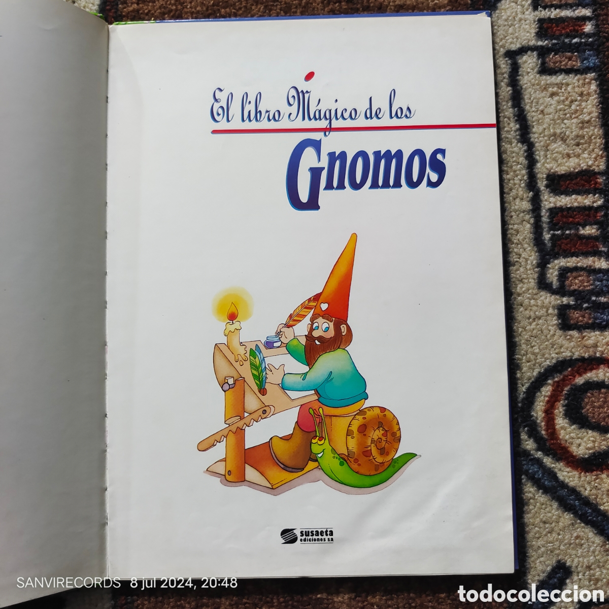 Libros de segunda mano: EL LIBRO M&Aacute;GICO DE LOS GNOMOS (SUSAETA) - Foto 2