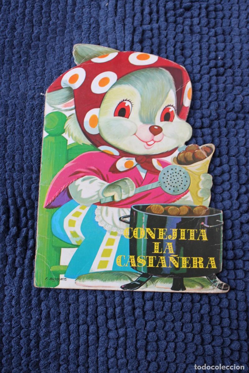 Libros de segunda mano: COLECCION ANIMALES TROQUELADOS N&ordm; 7 : CONEJITA LA CASTA&Ntilde;ERA ; EDICIONES SALDA&Ntilde;A