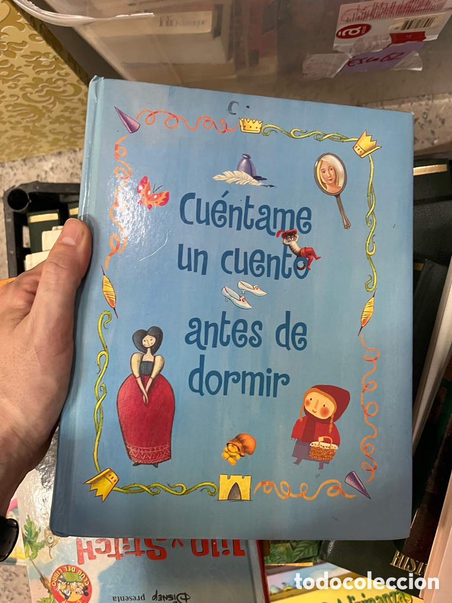 Libros de segunda mano: Esco8 cuentame un cuento antes de dormir - ilustrado - formato grande - acolchado