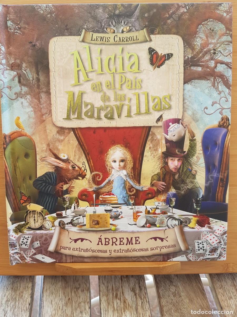 Libros de segunda mano: ALICIA EN EL PAIS DE LAS MARAVILLAS- CON DESPLEGABLE-CIRCULO DE LECTORES-PRECINTADO
