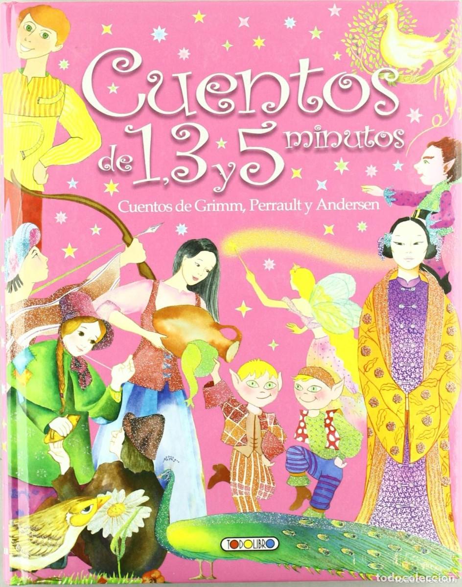 Libros de segunda mano: Cuentos de 1, 3 y 5 minutos. Grimm / Perrault / Andersen - Foto 1