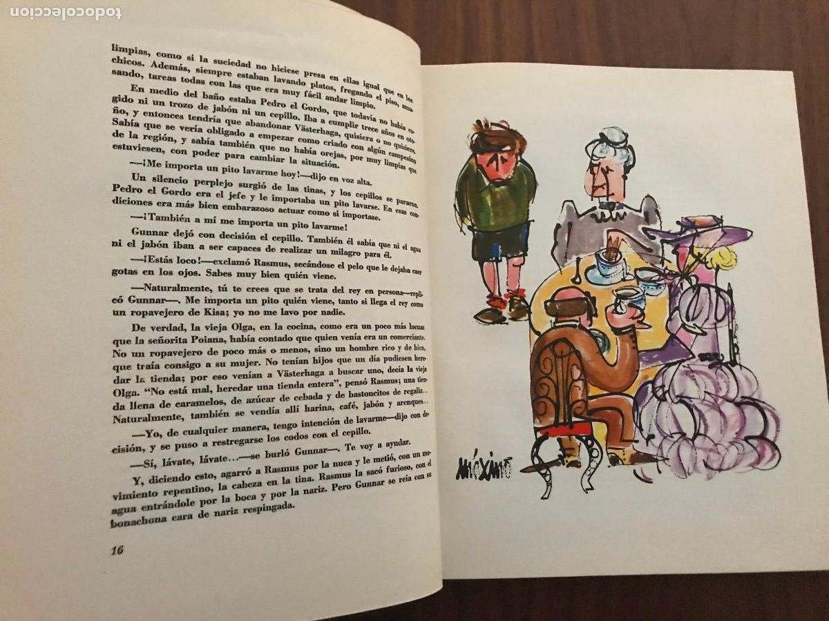 Libros de segunda mano: RASMUS Y EL VAGABUNDO , DIBUJOS DE M&Aacute;XIMO , 1 &ordf; EDICI&Oacute;N 1961 , EDITORIAL DONCEL - Foto 3
