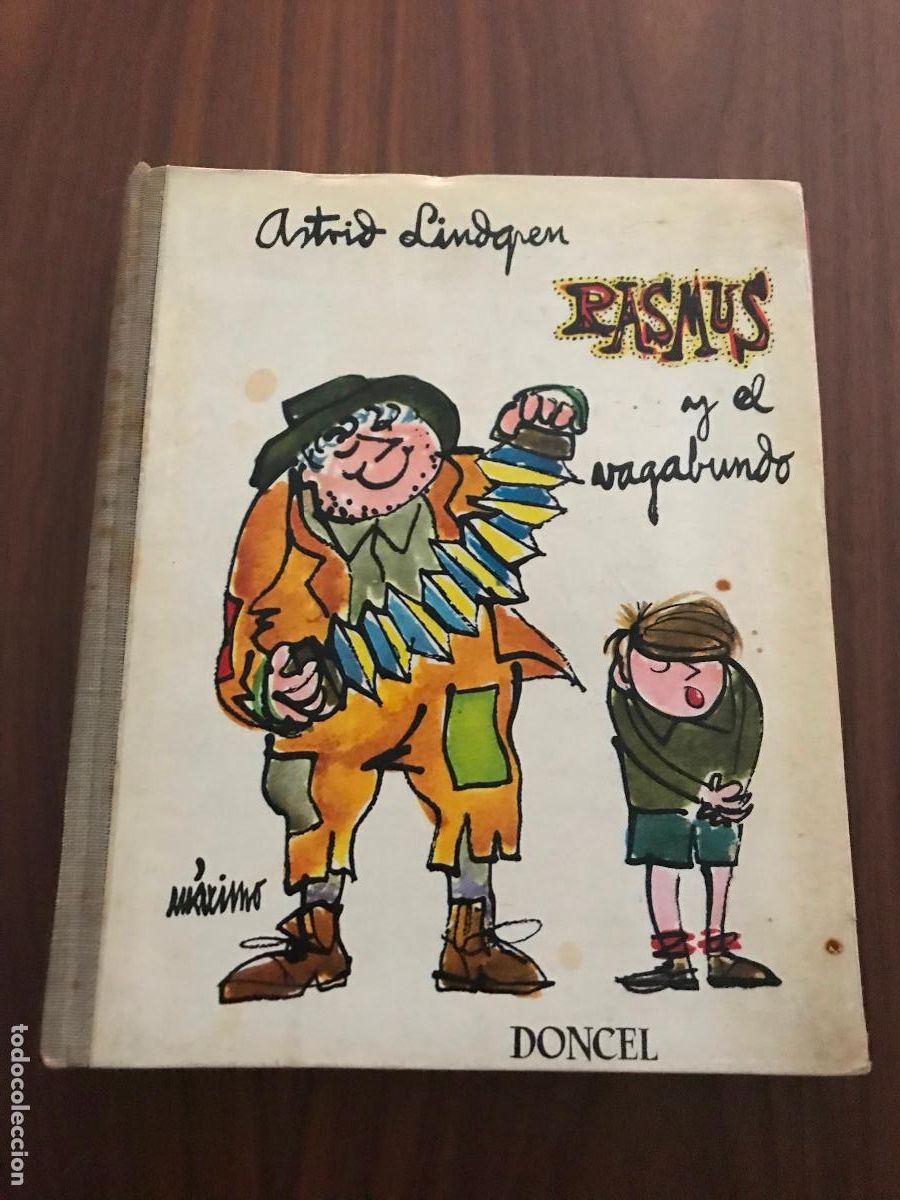 Libros de segunda mano: RASMUS Y EL VAGABUNDO , DIBUJOS DE M&Aacute;XIMO , 1 &ordf; EDICI&Oacute;N 1961 , EDITORIAL DONCEL - Foto 1