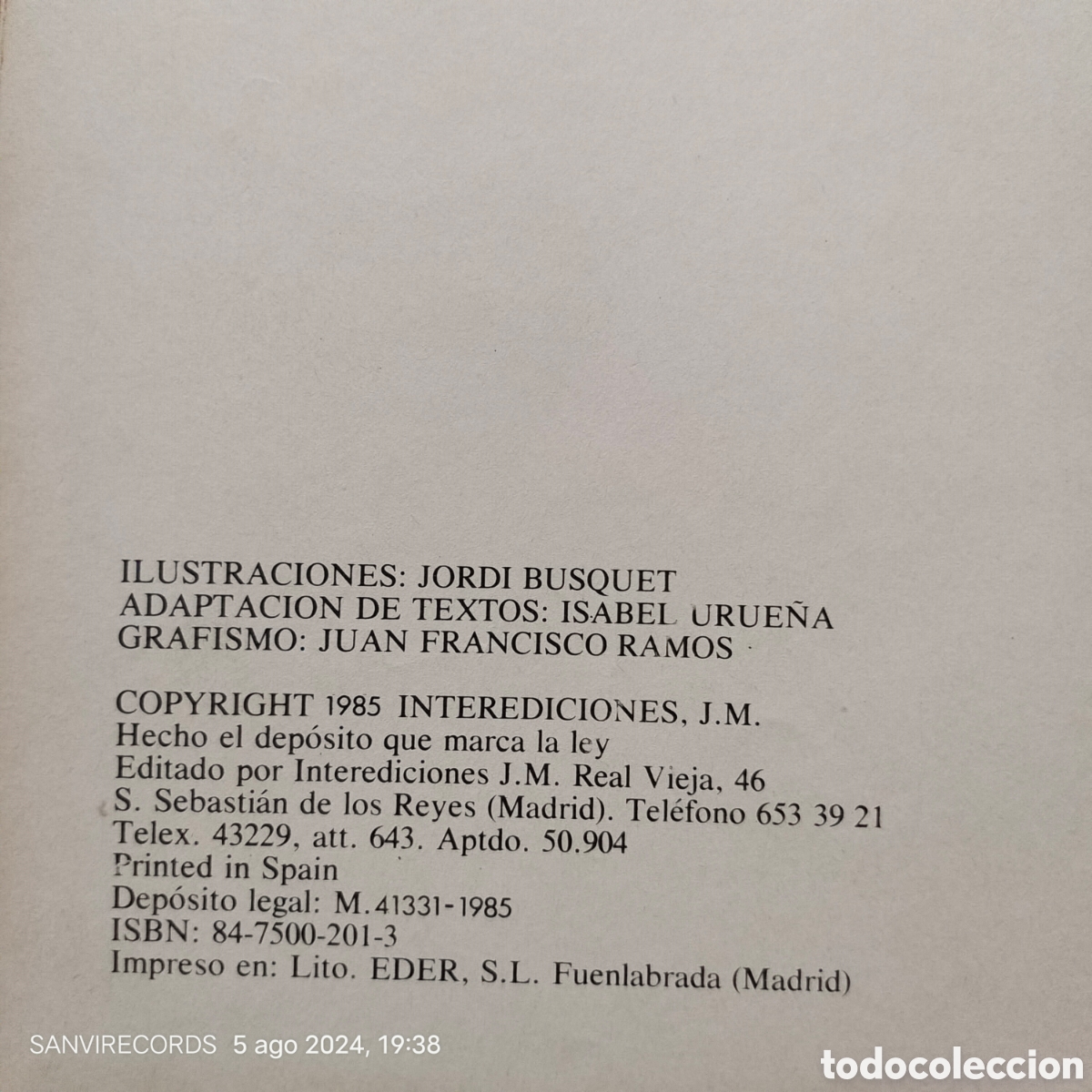 Libros de segunda mano: CUENTOS FAMOSOS, VOLUMEN 7 (INTEREDICIONES) - Foto 2