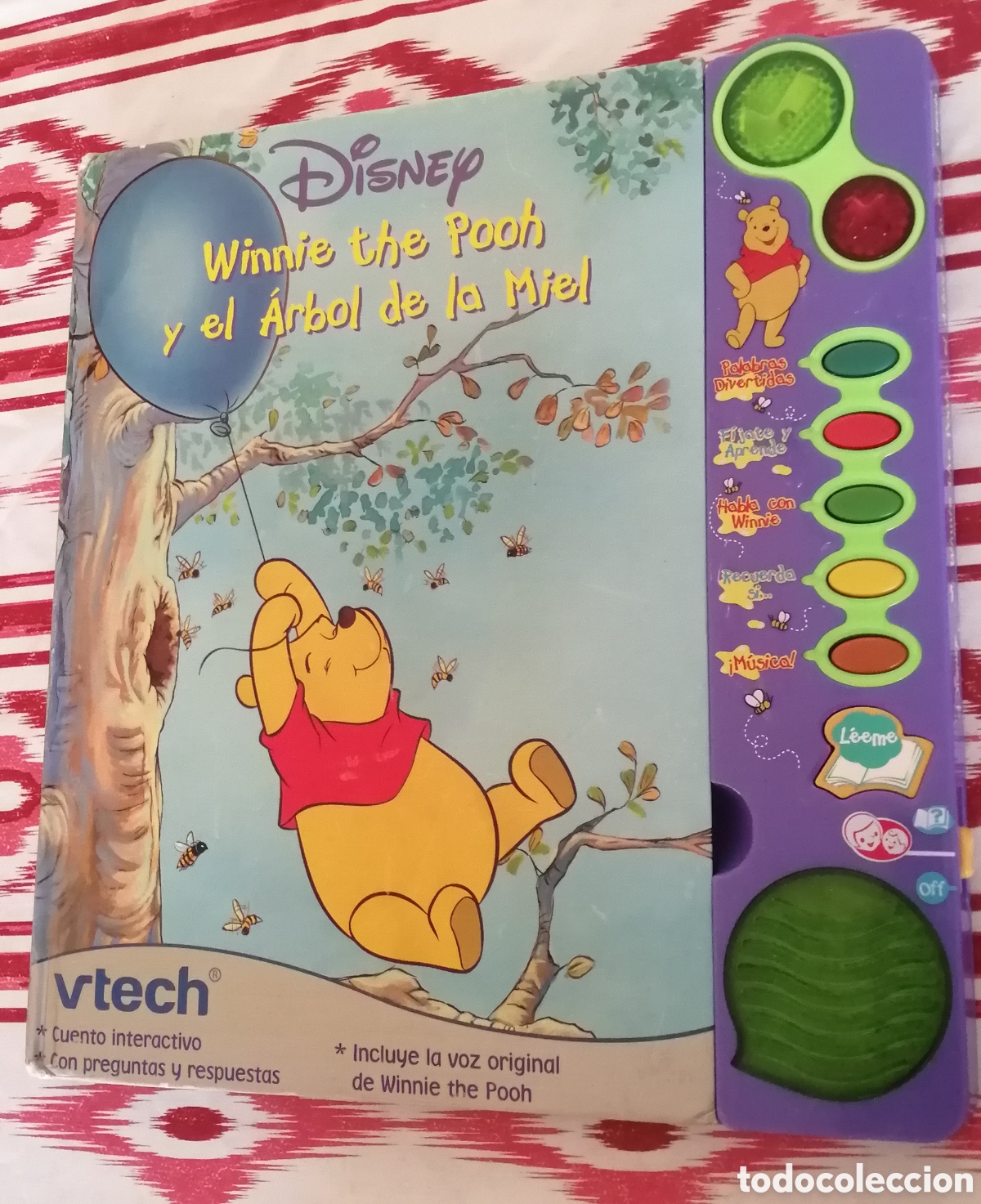 Libros de segunda mano: Cuento interactivo Winnie the Pooh y el &Aacute;rbol de la Miel Con voz y m&uacute;sica