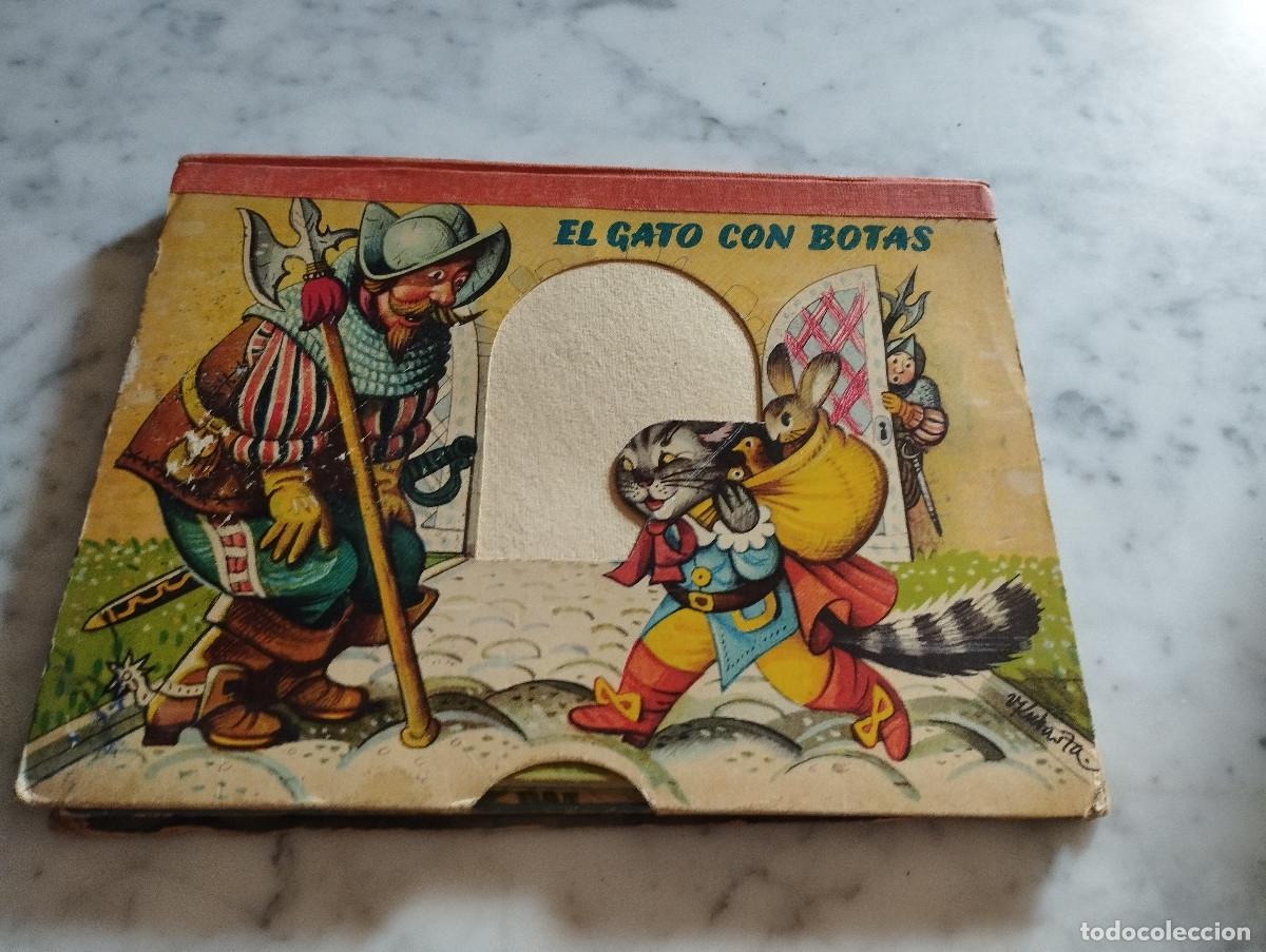 Libros de segunda mano: EL GATO CON BOTAS - LIBROS ANIMADOS DESPLEGABLE - Foto 1