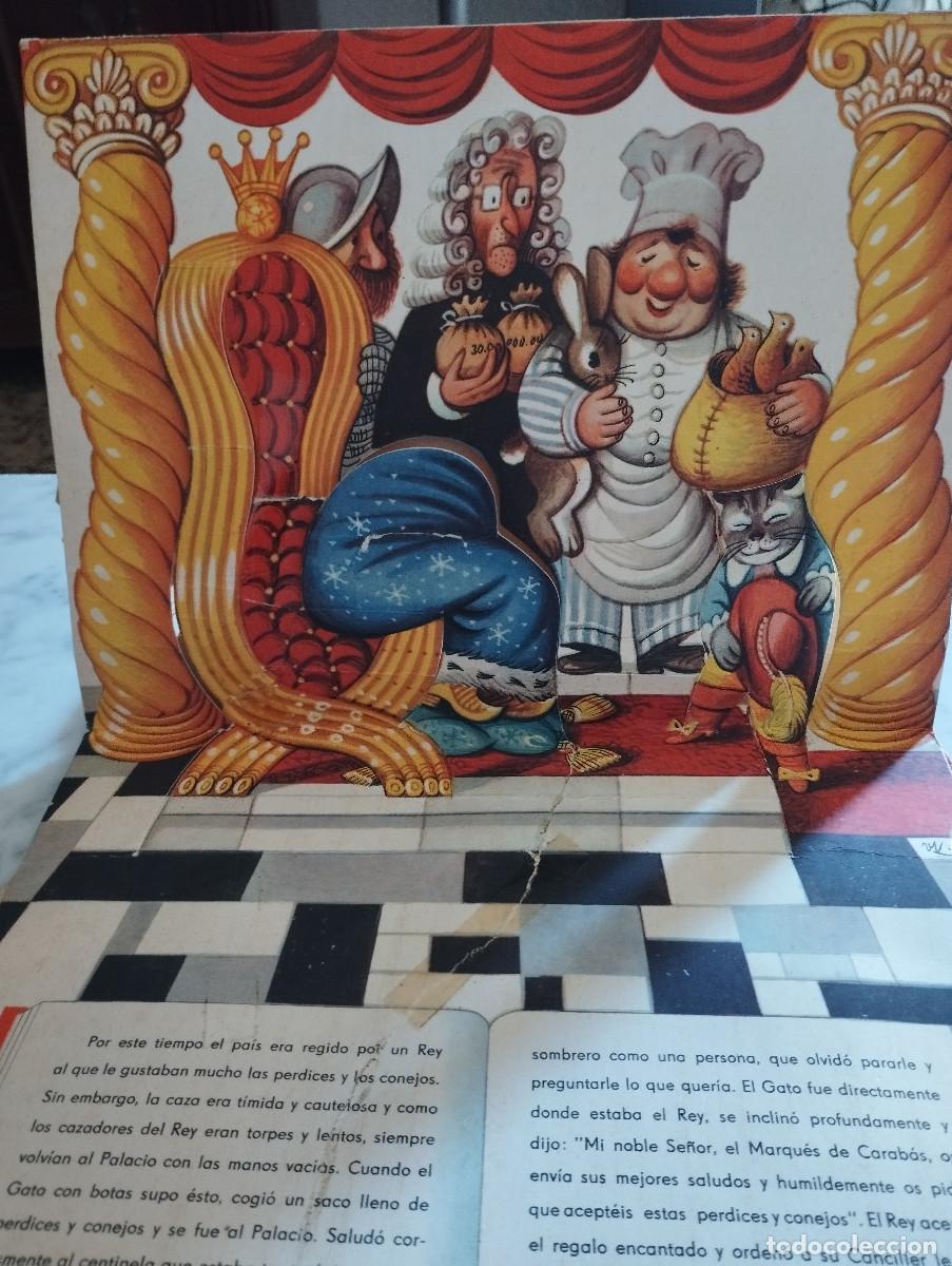 Libros de segunda mano: EL GATO CON BOTAS - LIBROS ANIMADOS DESPLEGABLE - Foto 4