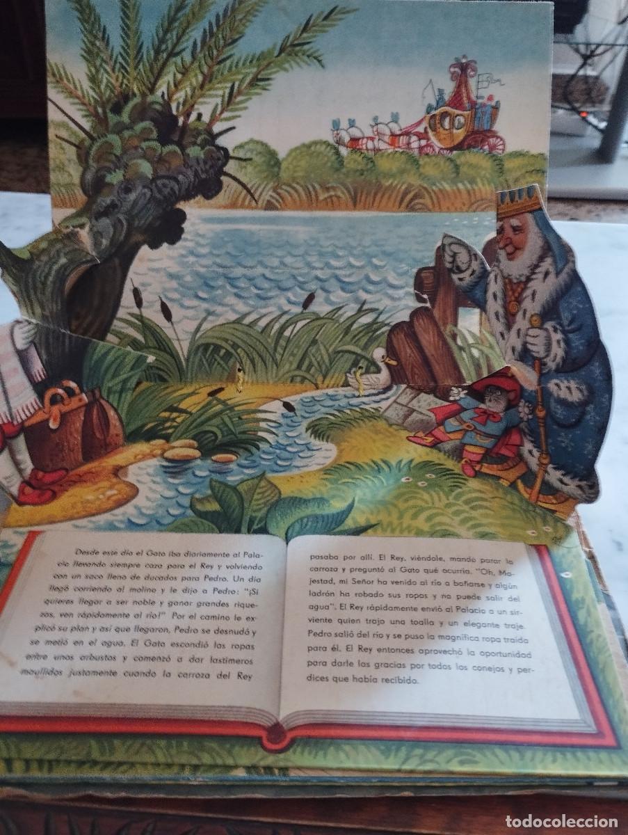 Libros de segunda mano: EL GATO CON BOTAS - LIBROS ANIMADOS DESPLEGABLE - Foto 5