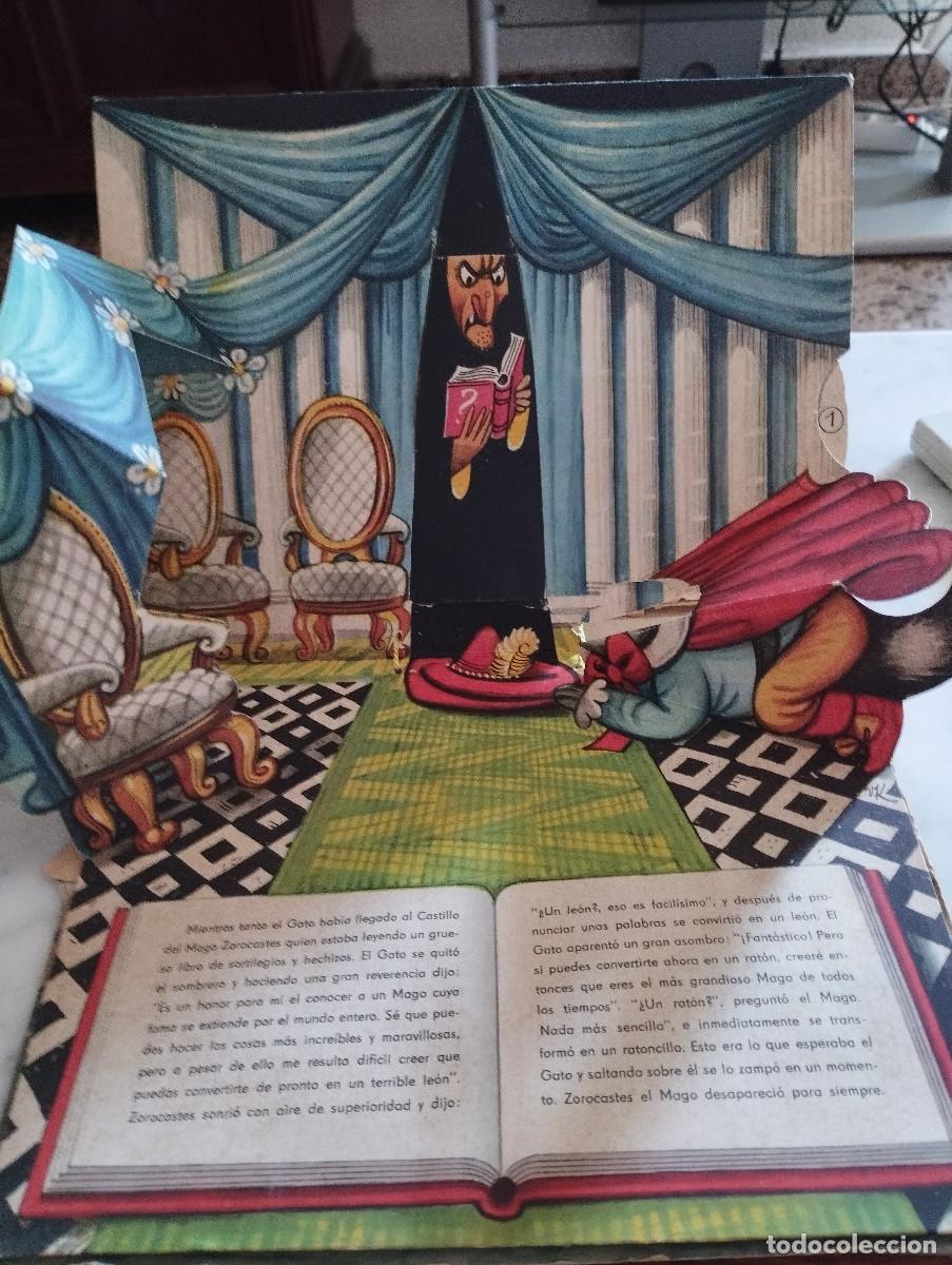 Libros de segunda mano: EL GATO CON BOTAS - LIBROS ANIMADOS DESPLEGABLE - Foto 7