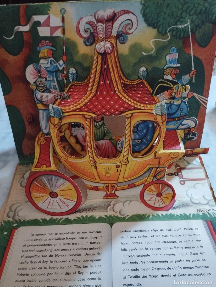 Libros de segunda mano: EL GATO CON BOTAS - LIBROS ANIMADOS DESPLEGABLE - Foto 8