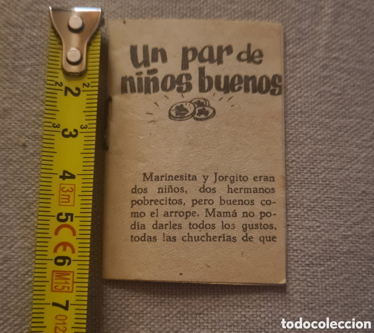 Libros de segunda mano: Mini cuento antiguo de J.PIZA