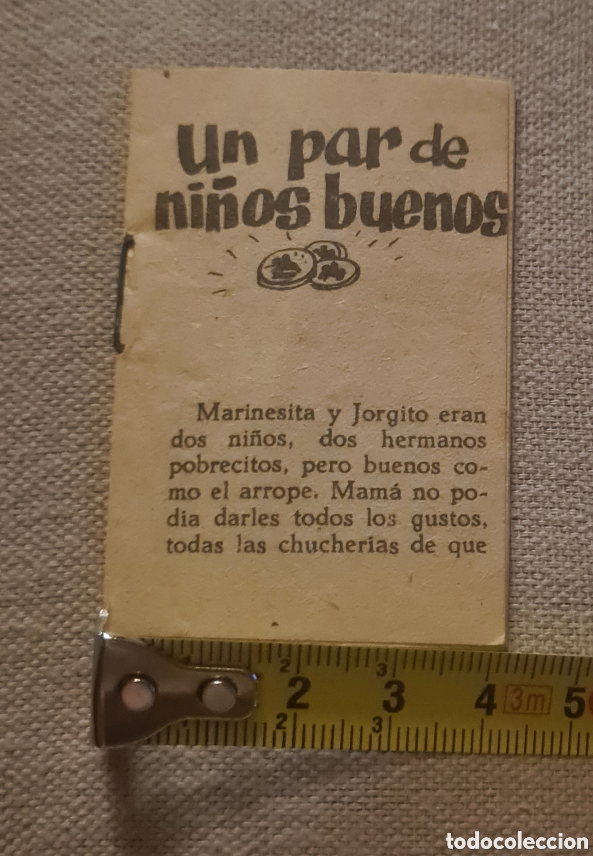Libros de segunda mano: Mini cuento antiguo de J.PIZA - Foto 3
