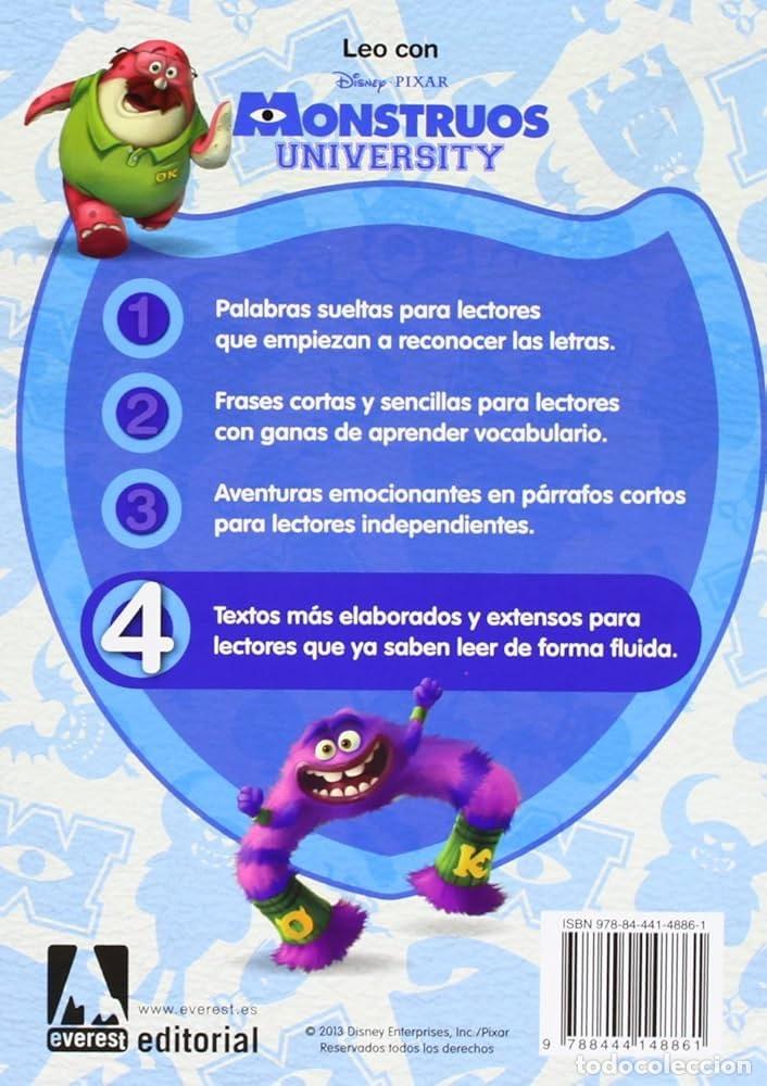 Libros de segunda mano: Monstruos University Nivel 4. Disney Pixar - Foto 2