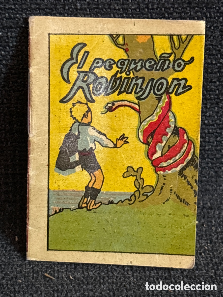 Libros de segunda mano: Cuento en miniatura el peque&ntilde;o Robinson - Foto 2
