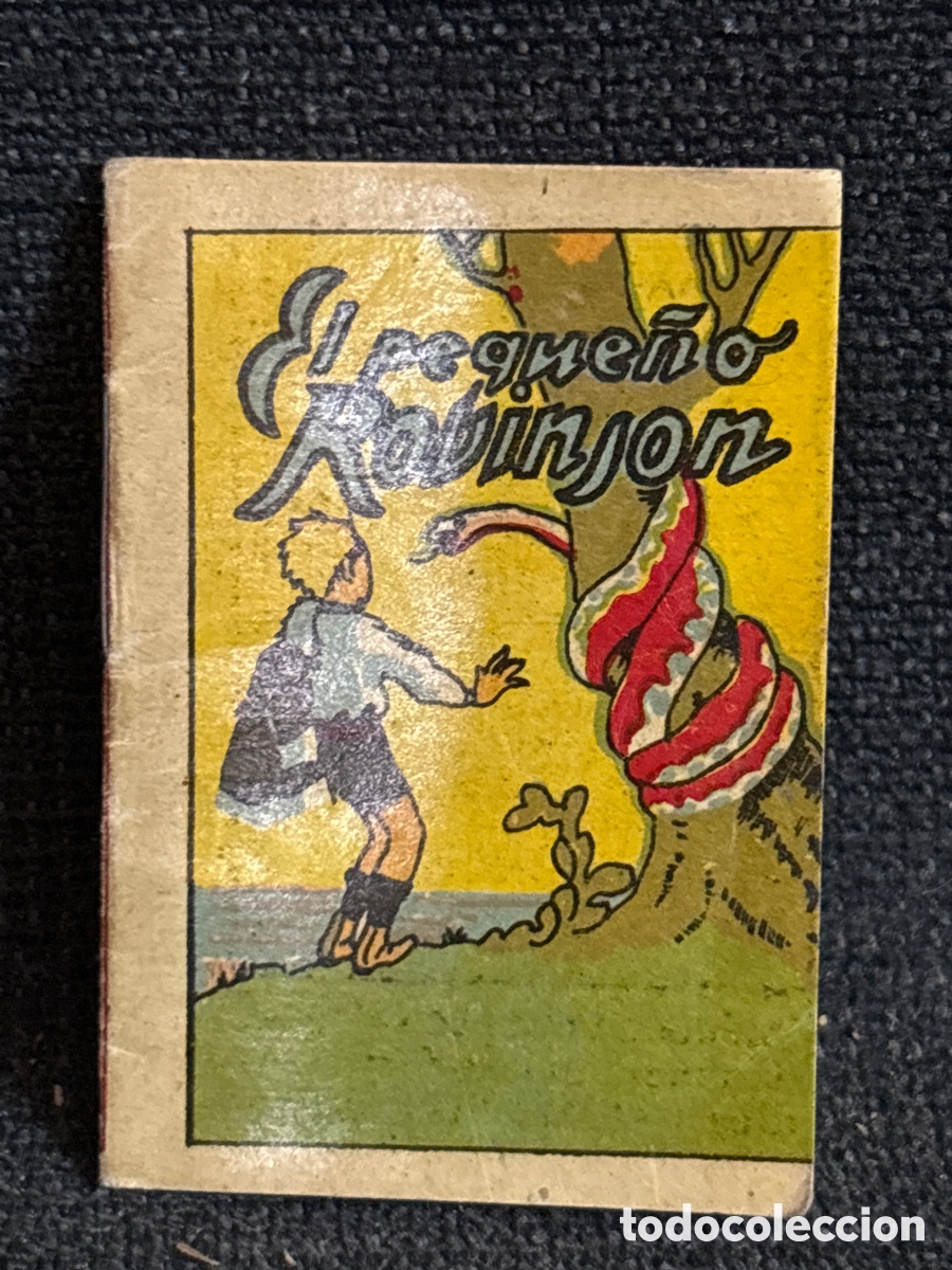 Libros de segunda mano: Cuento en miniatura el peque&ntilde;o Robinson - Foto 1