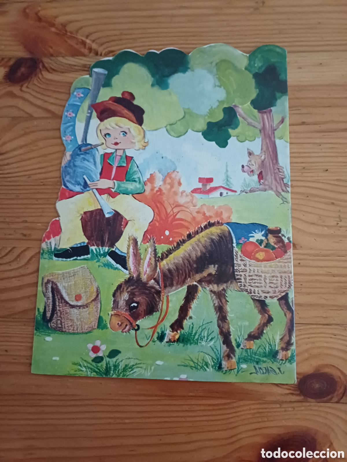 Libros de segunda mano: El asno y el lobo Vilmar 1985 - Foto 3
