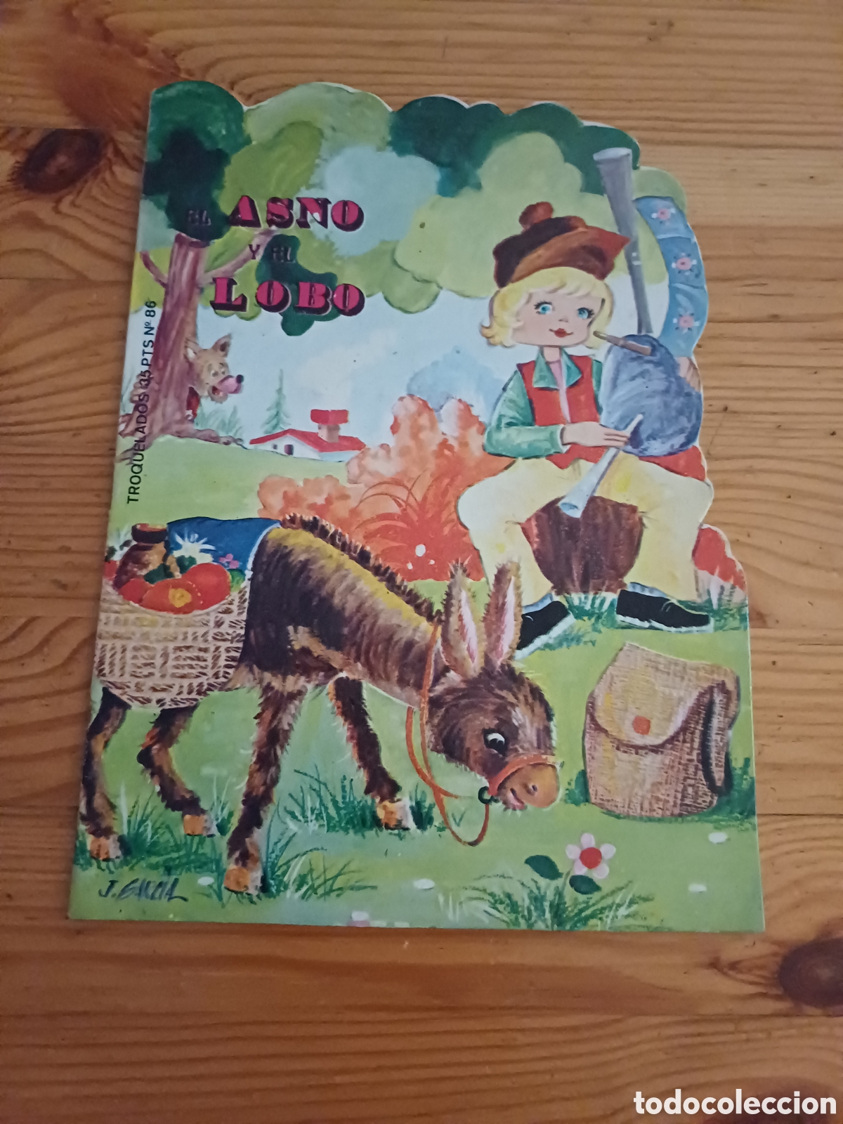 Libros de segunda mano: El asno y el lobo Vilmar 1985 - Foto 1