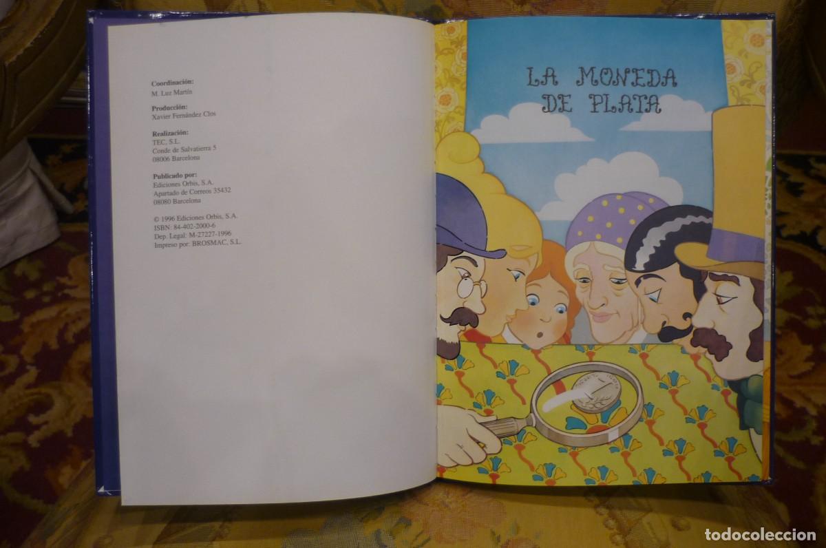 Libros de segunda mano: CUENTOS UNIVERSALES: LA MONEDA DE PLATA. EDICIONES ORBIS 1996. - Foto 4
