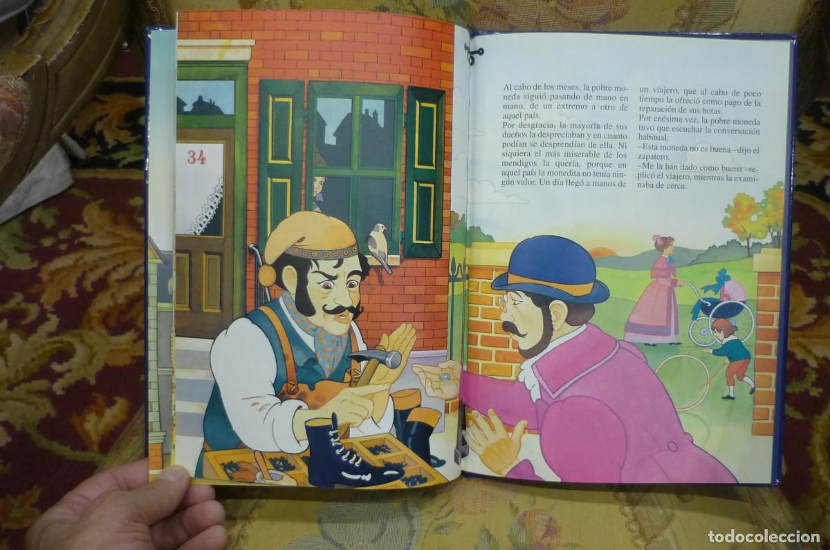 Libros de segunda mano: CUENTOS UNIVERSALES: LA MONEDA DE PLATA. EDICIONES ORBIS 1996. - Foto 6