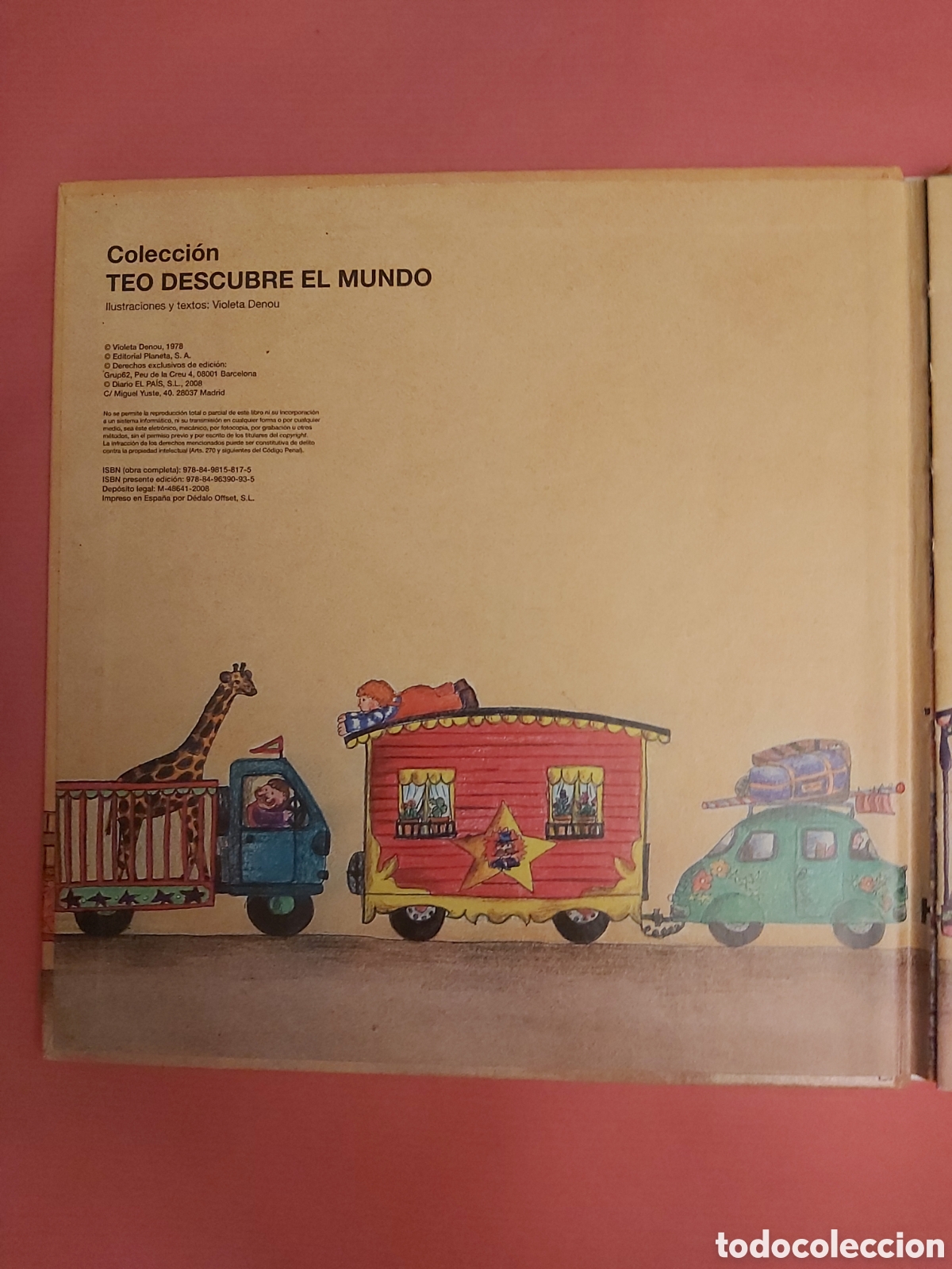 Libros de segunda mano: TEO EN EL CIRCO # VIOLETA DENOU # EL PAIS # TIMUN MAS - Foto 2