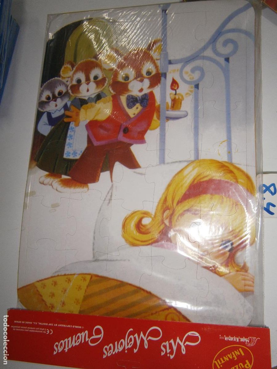 Gebrauchte B&uuml;cher: ANTIGUO PUZZLE CUENTO INFANTIL GRAN TAMA&Ntilde;O - MIS MEJORES CUENTOS - LOS TRES OSITOS
