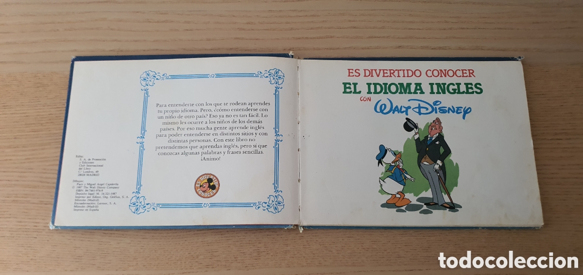 Libros de segunda mano: El idioma ingl&eacute;s con Walt Disney - Foto 2