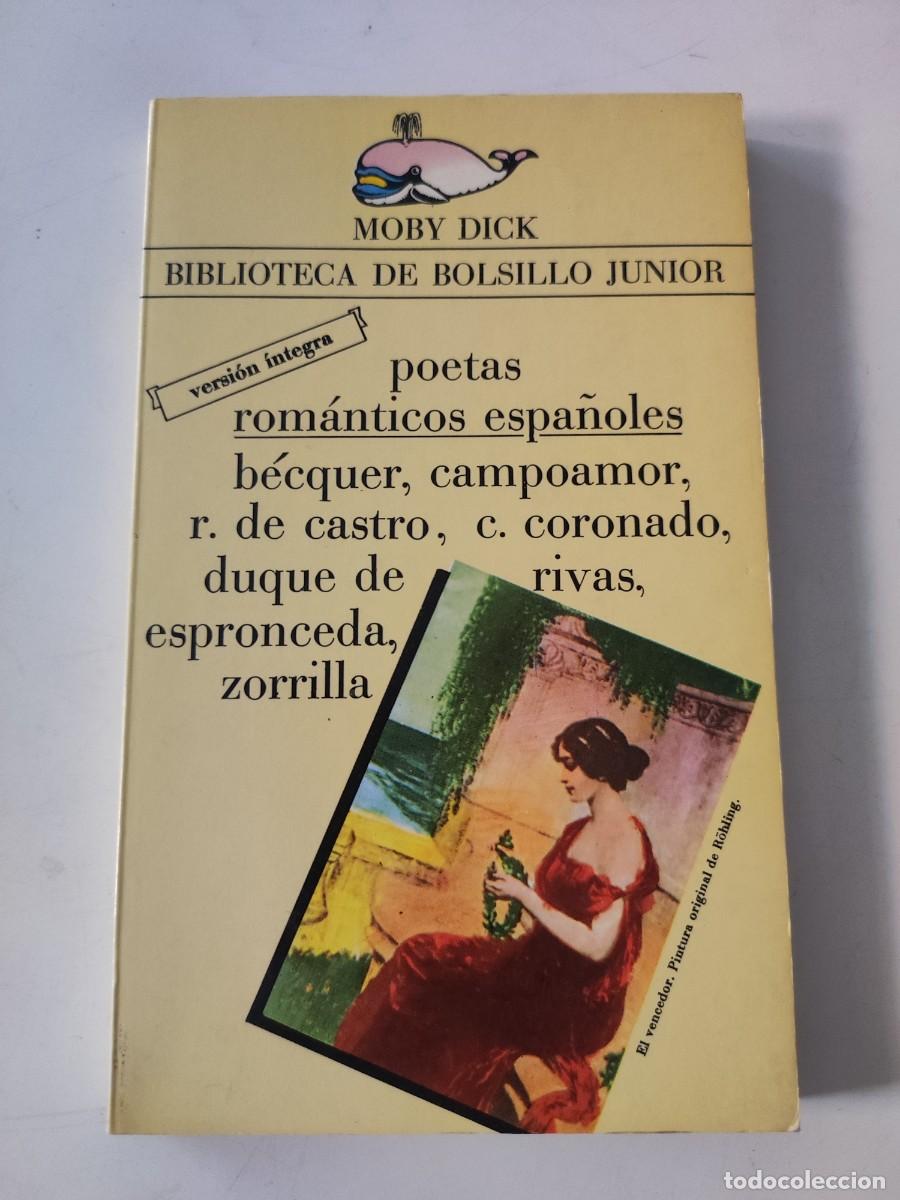 Libros de segunda mano: Poemas rom&aacute;nticos espa&ntilde;oles. VVAA. Moby Dick - Foto 1