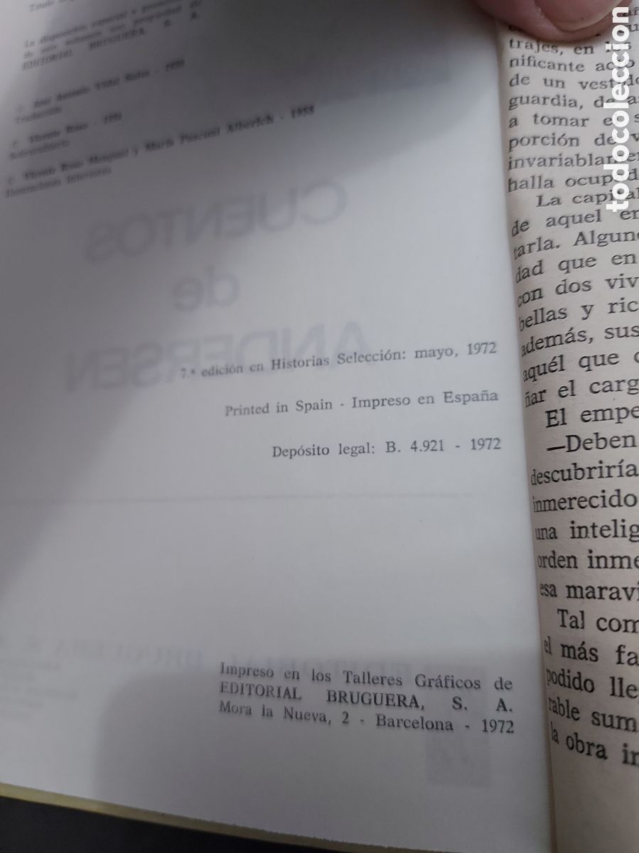 Libros de segunda mano: CUENTOS DE ANDERSEN a&ntilde;o 1972 - Foto 2