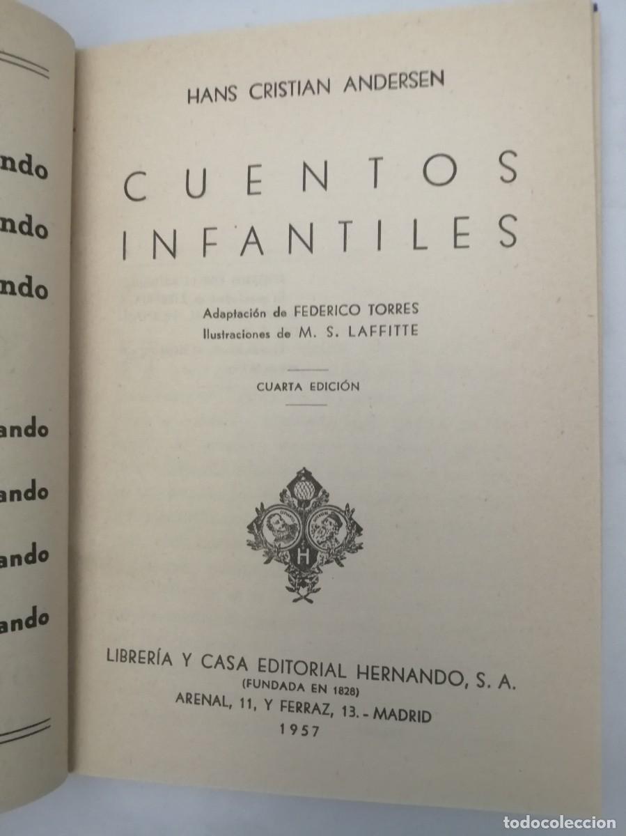 Libros de segunda mano: Cuentos de Andersen (Colecci&oacute;n: Hernando de Libros para la Juventud) - Foto 3