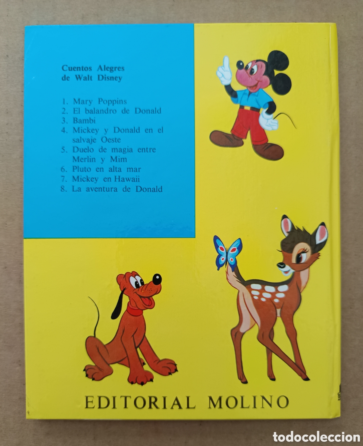 Libros de segunda mano: Cuentos Alegres de Walt Disney n&deg;3: Bambi (Molino, 1972). - Foto 2