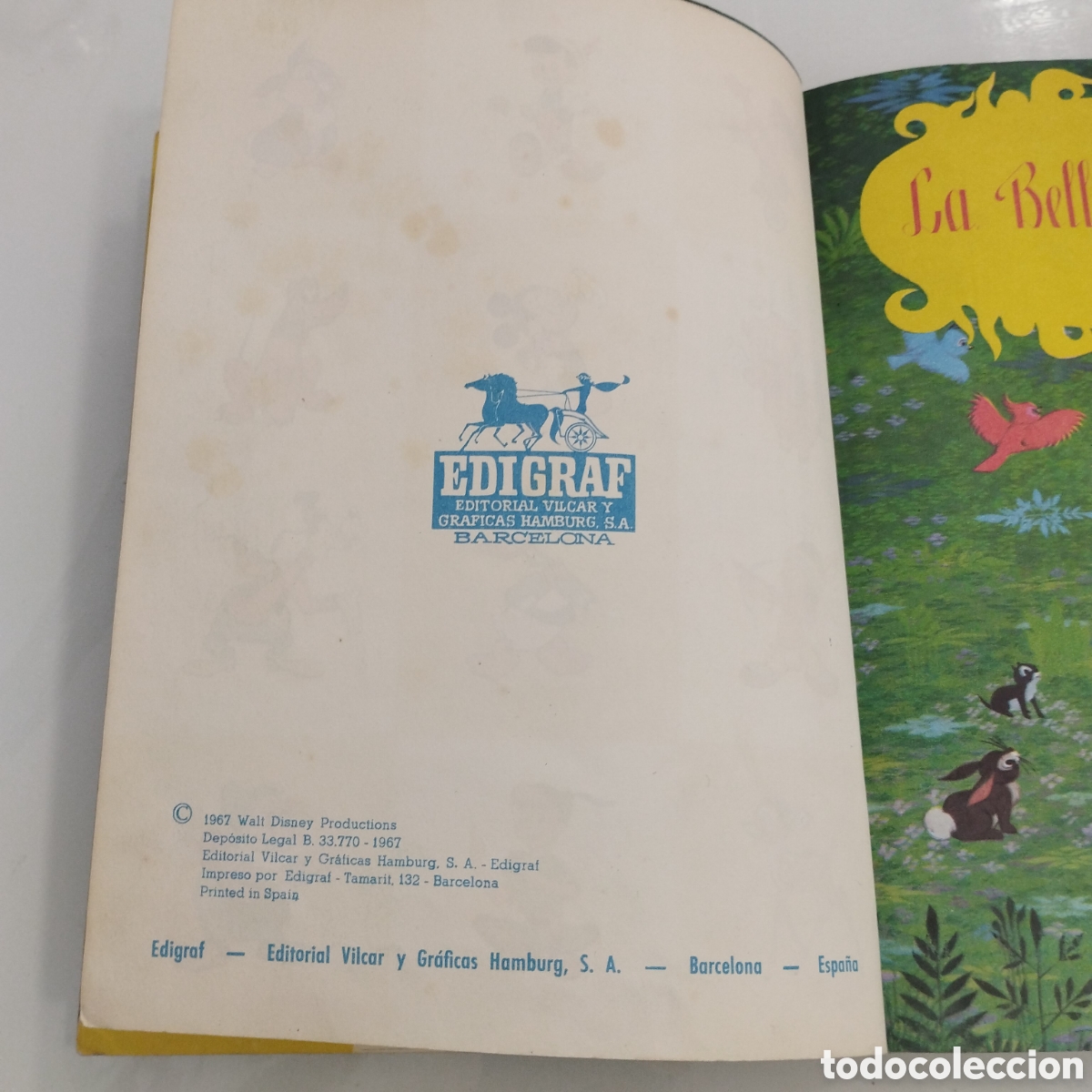 Libros de segunda mano: La Bella durmiente. Peque&ntilde;o libro dorado. - Foto 2