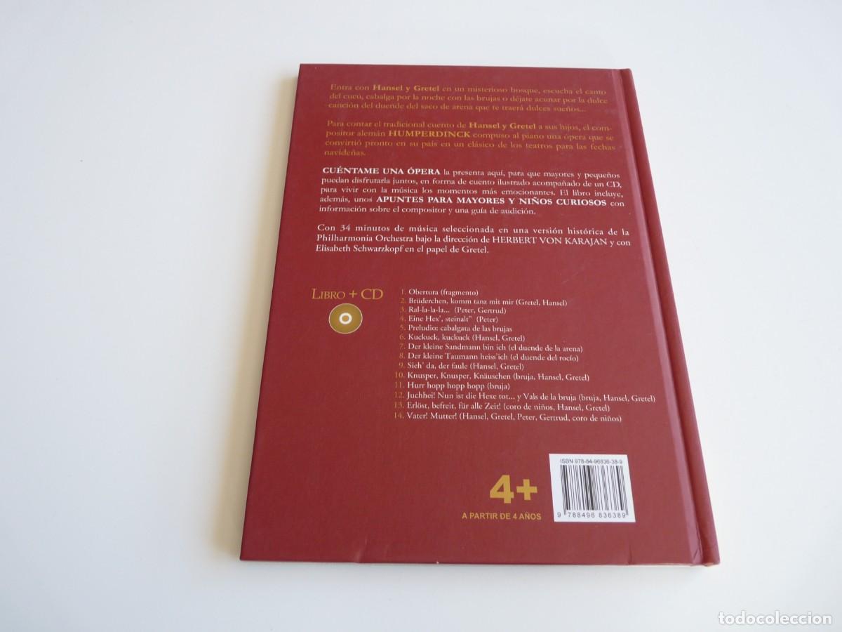 Libros de segunda mano: Hansel y Gretel E. Humperdinck Cu&eacute;ntame una &Oacute;pera - Foto 2