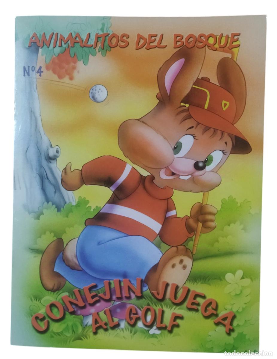 Gebrauchte B&uuml;cher: ANIMALITOS DEL BOSQUE N⁰4. CONEJI. JUEGA AL GOLF. EXCELENTE ESTADO.