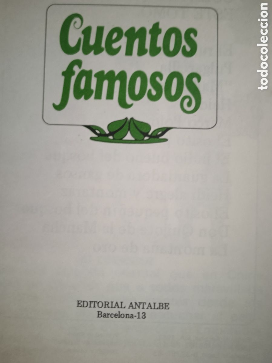Libros de segunda mano: CUENTOS FAMOSOS -ED. EDITORIAL ANTALBE - Foto 2