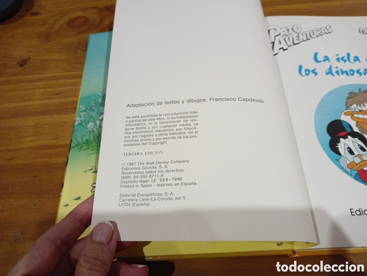 Libros de segunda mano: La isla de los dinosaurios Pato Aventuras - Foto 3