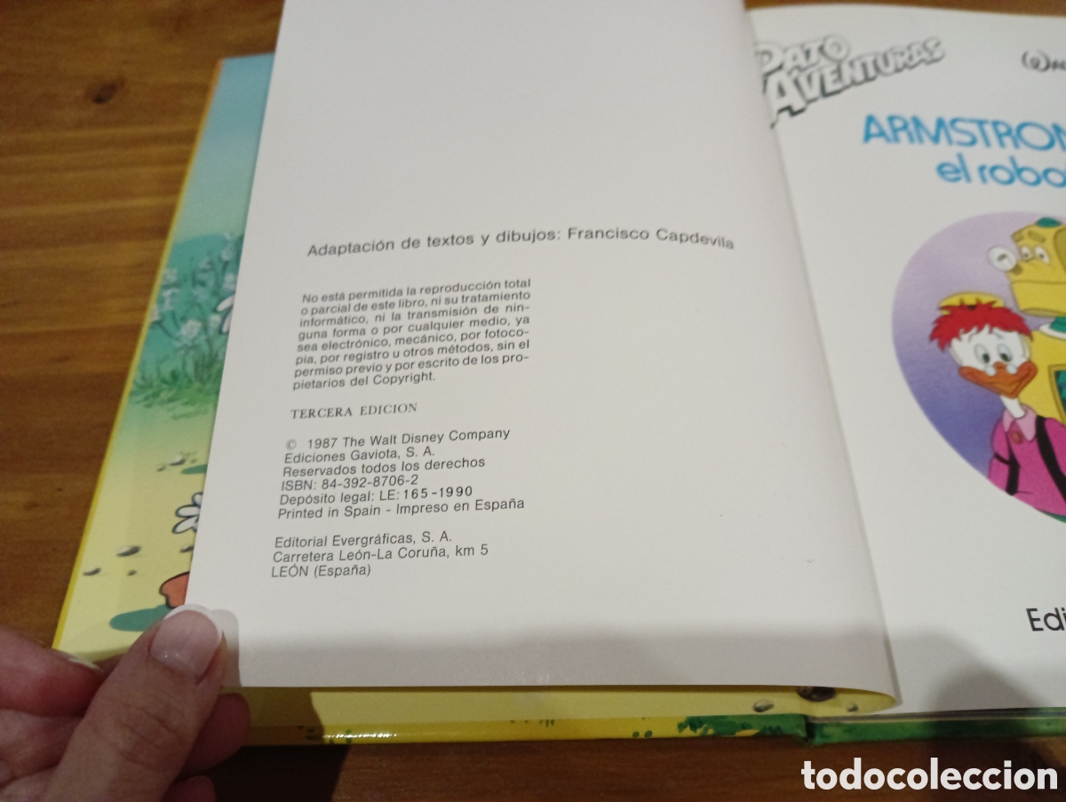 Libros de segunda mano: Armstrong el Robot. Pato Aventuras. - Foto 2