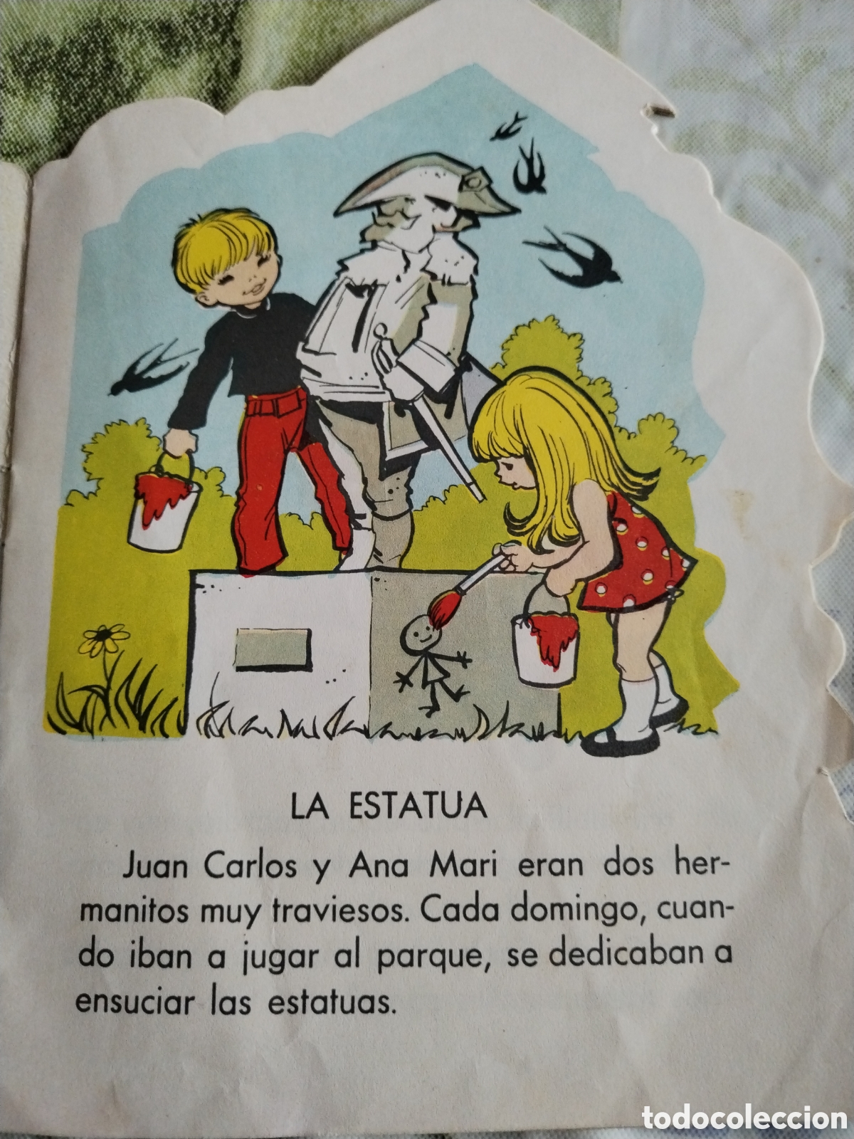 Libros de segunda mano: Cuento ediciones Toray La estatua 1968 Troquelado - Foto 6