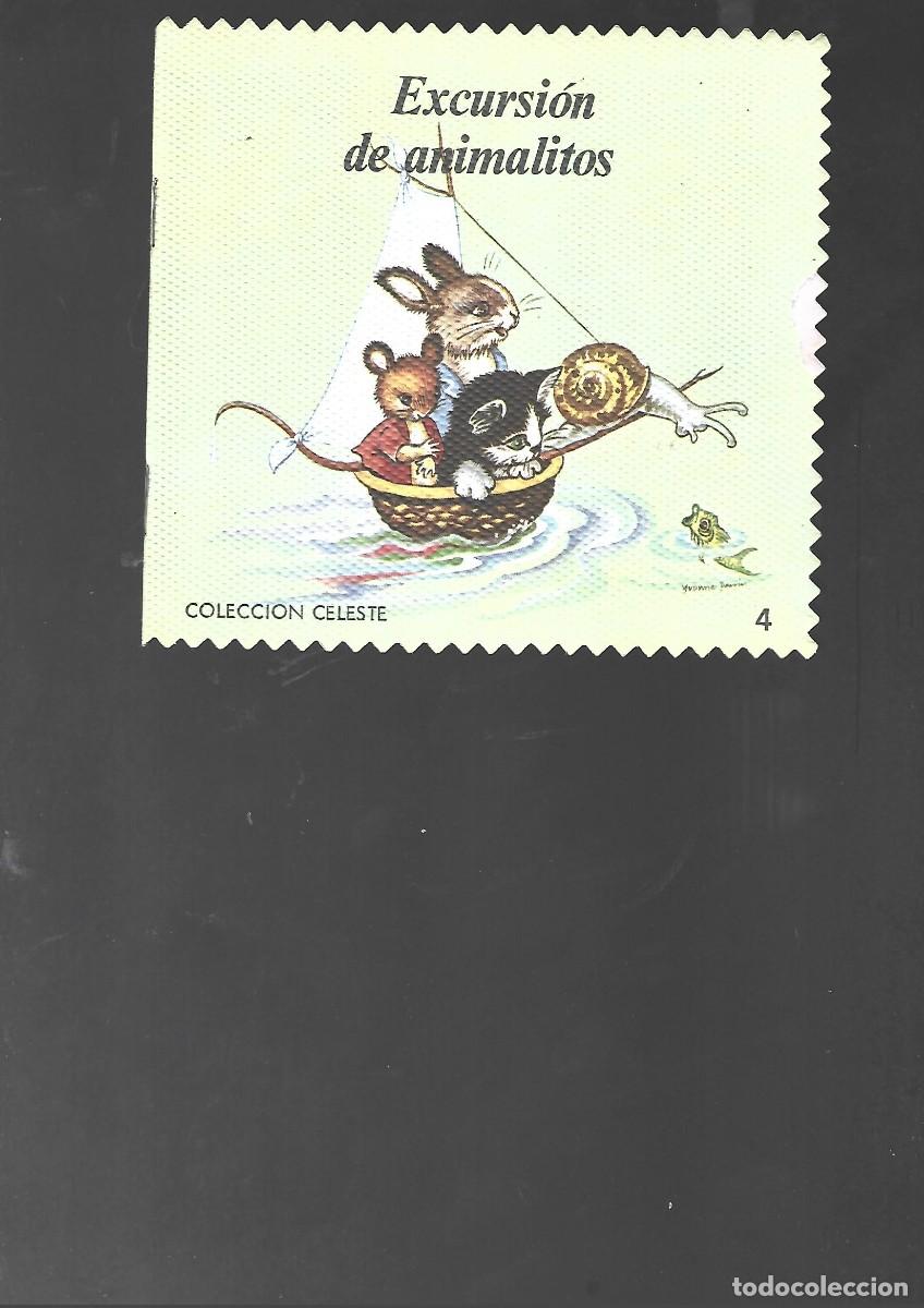 Libros de segunda mano: cuento EXCURSION DE ANIMALITOS colecci&oacute;n CELESTE 4 ,Tapa blanda nunca - Foto 1