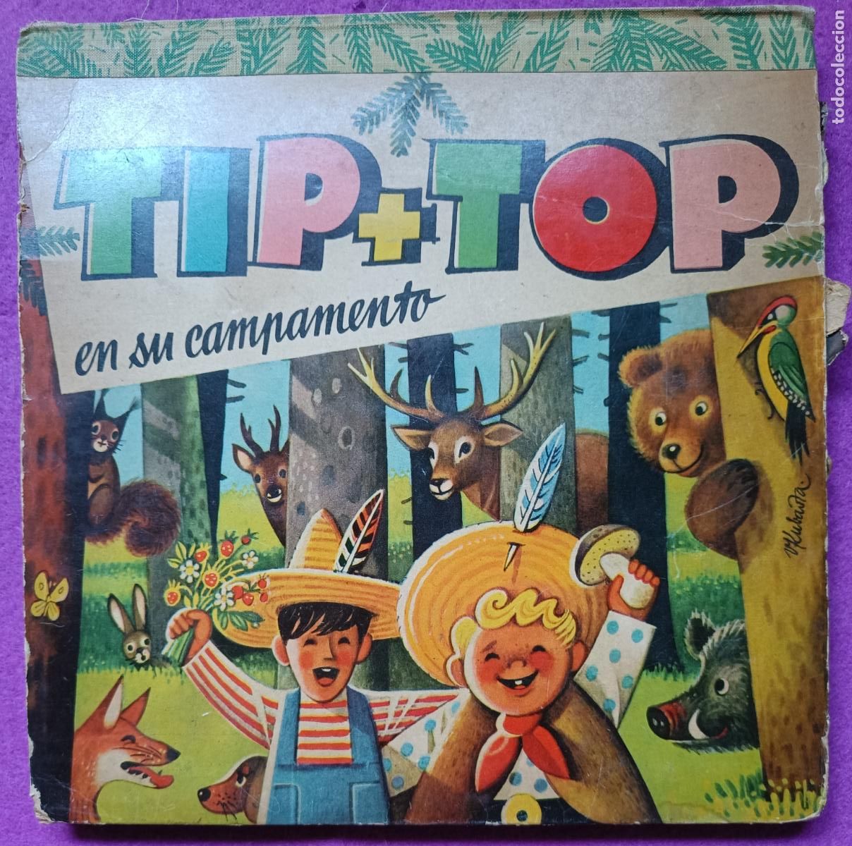 Libros de segunda mano: CUENTO TIP TOP EN SU CAMPAMENTO BANCROFT & CO 1962 INCOMPLETO VER FOTOS