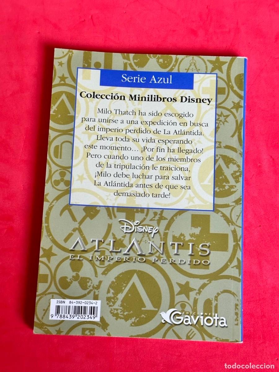 Libros de segunda mano: Atlantis - El Imperio perdido - Disney Minilibros - Foto 2