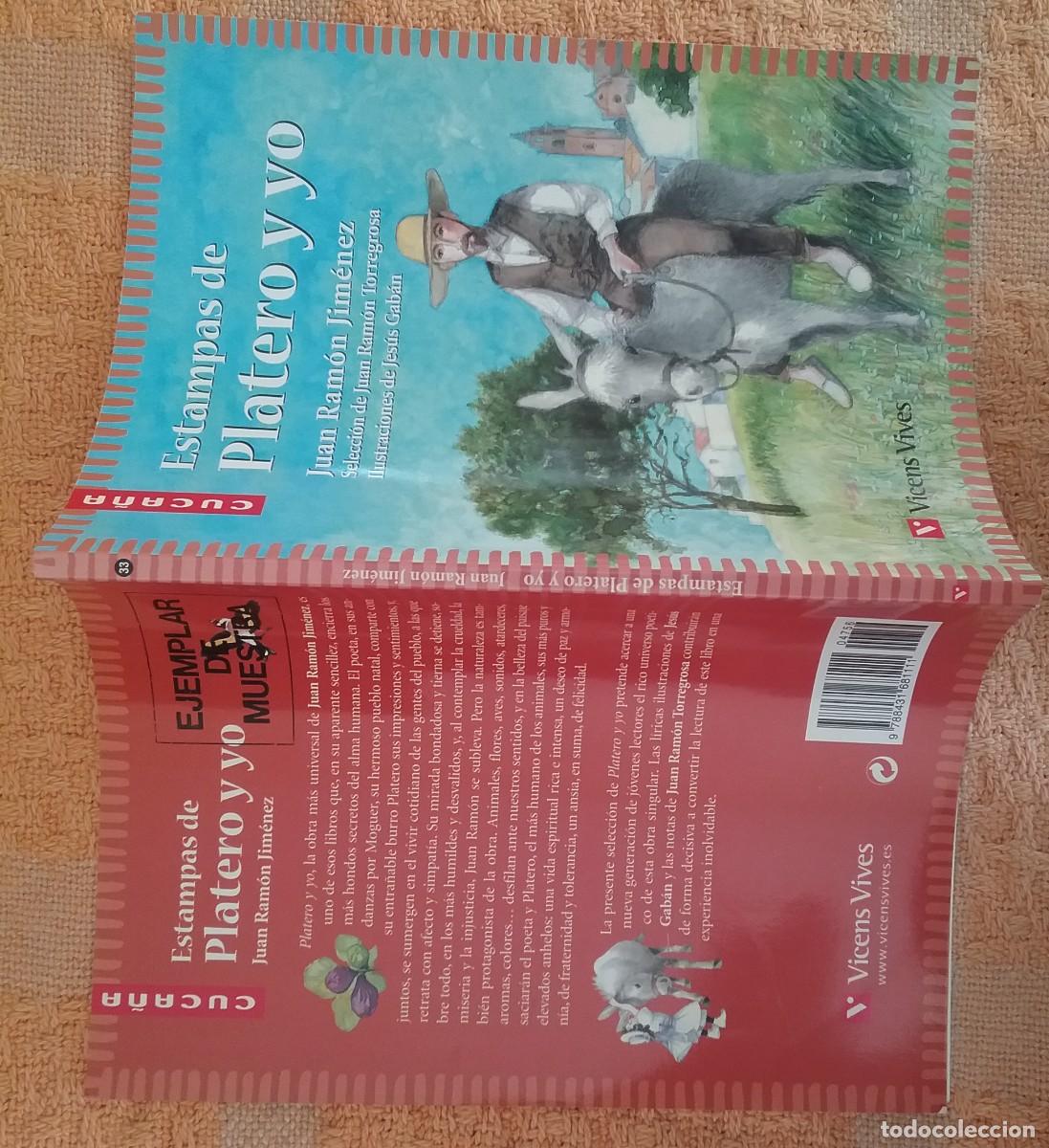 Libros de segunda mano: Estampas de Platero y yo. Vicens Vives 2006. - Foto 2