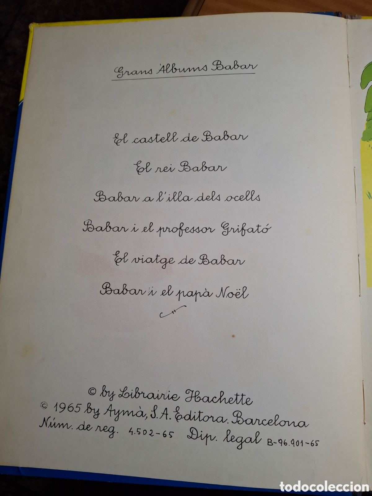 Libros de segunda mano: El viatge de Babar, 1965 - Foto 2