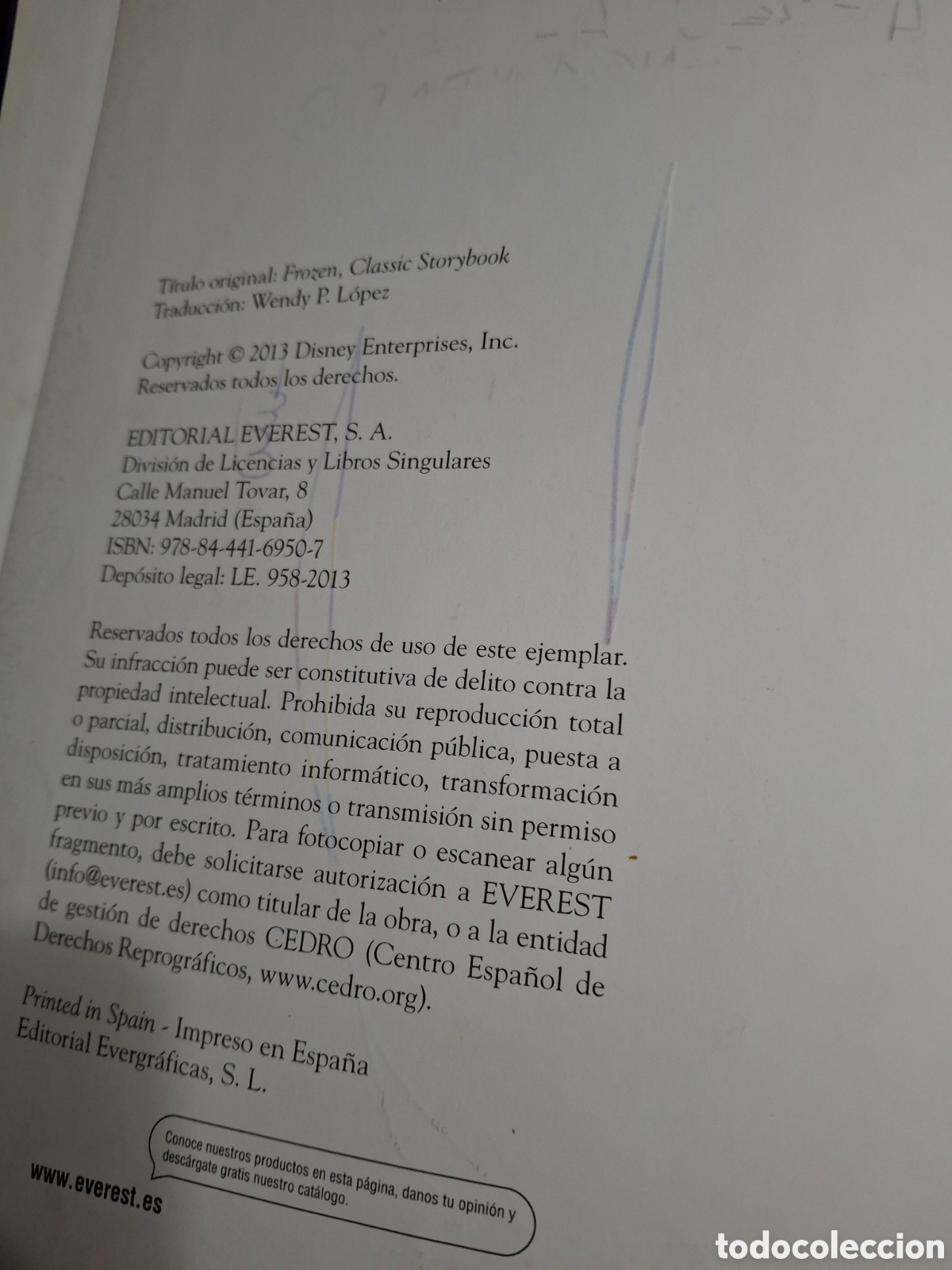 Libros de segunda mano: Frozen - Disney - 2013 - Foto 2
