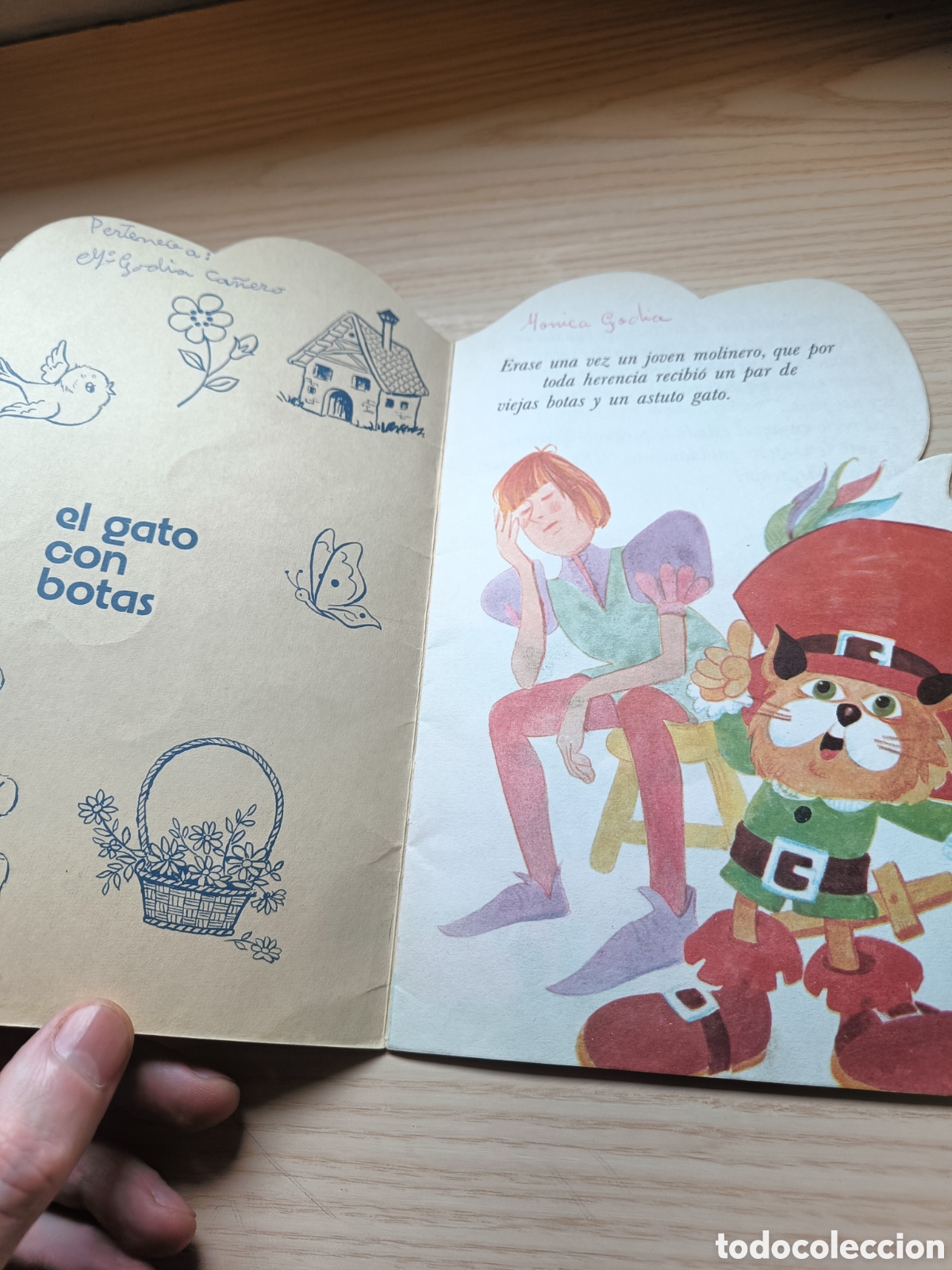 Libros de segunda mano: Libro Cuento troquelado: El gato con botas . A&ntilde;o 1978. ED. MONTERO - Foto 2
