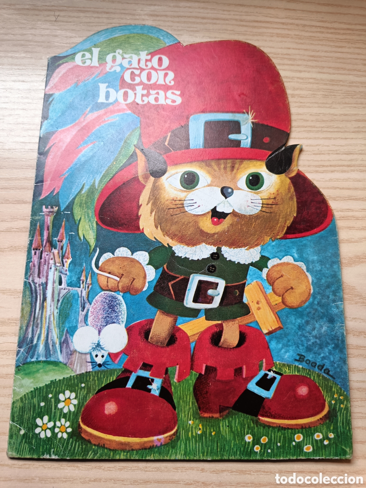 Libros de segunda mano: Libro Cuento troquelado: El gato con botas . A&ntilde;o 1978. ED. MONTERO - Foto 1