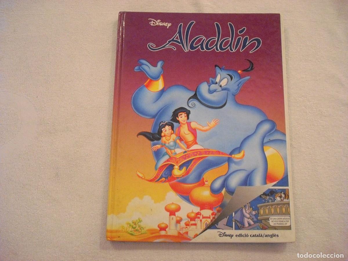 Libros de segunda mano: ALADDIN , DISNEY . EDICIO CATALA / ANGLES. TAPA DURA - Foto 1
