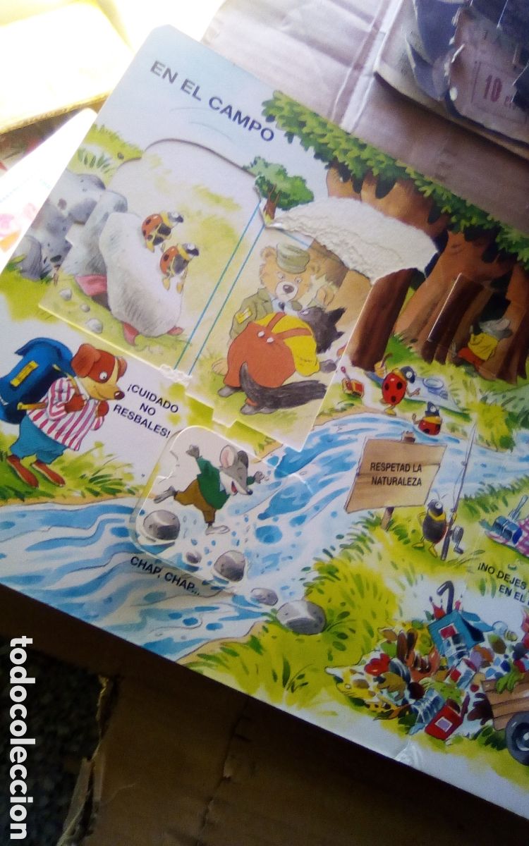Libros de segunda mano: Un libro con ventanitas? Los buenos modales. Geronimo Stilton, Adriana Sirena. Matthew Wolf. 1998. - Foto 6