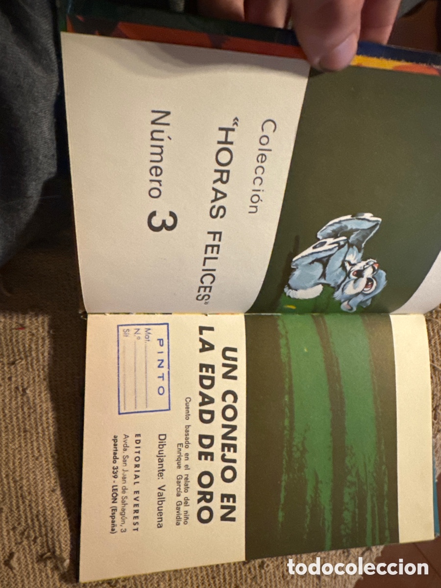 Libros de segunda mano: UN CONEJO EN LA EDAD DE ORO - VALBUENA - Foto 2