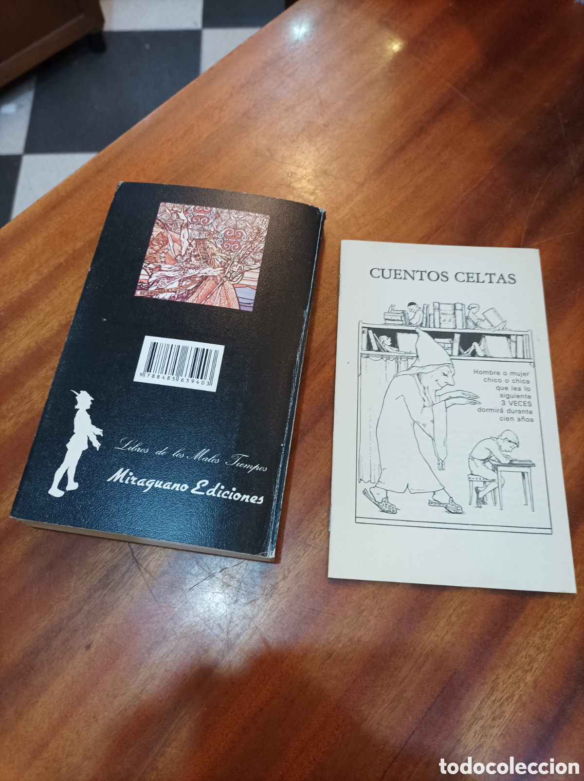 Libros de segunda mano: CUENTOS CELTAS, INCLUYE SEPARATA.LIBROS DE LOS MALOS TIEMPOS.ED1992 - Foto 4